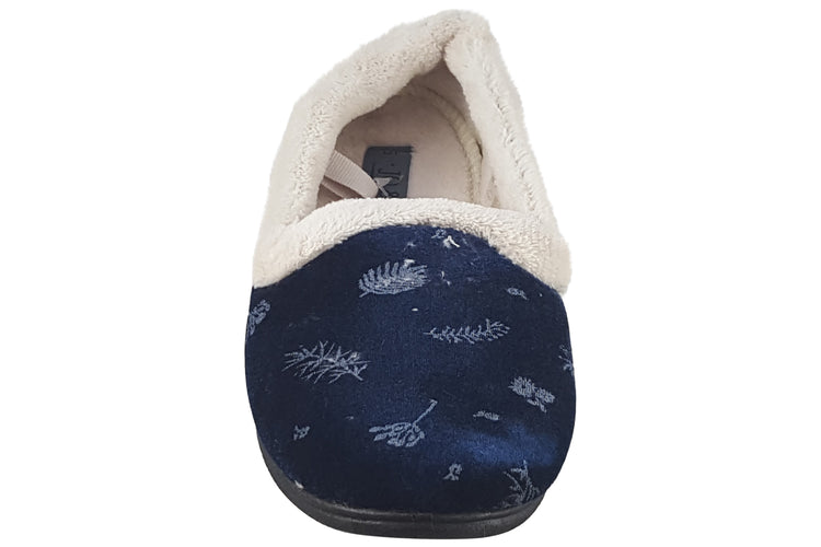 Jo & Joe Annie Navy Womens Slippers