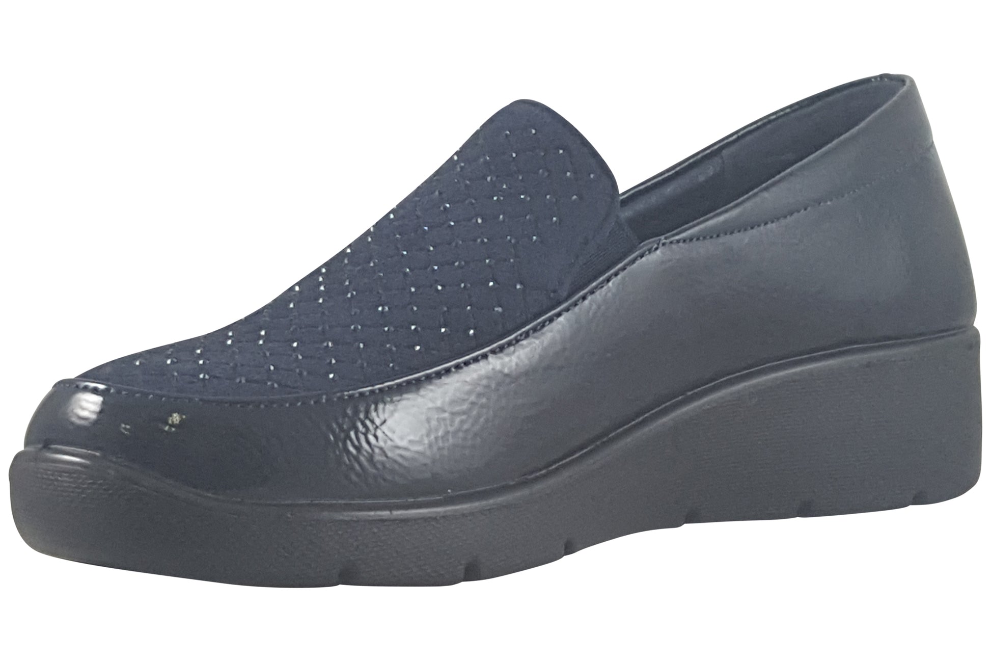 joe-and-jo-josie-womens-shoes-navy-crinkle-pat-left