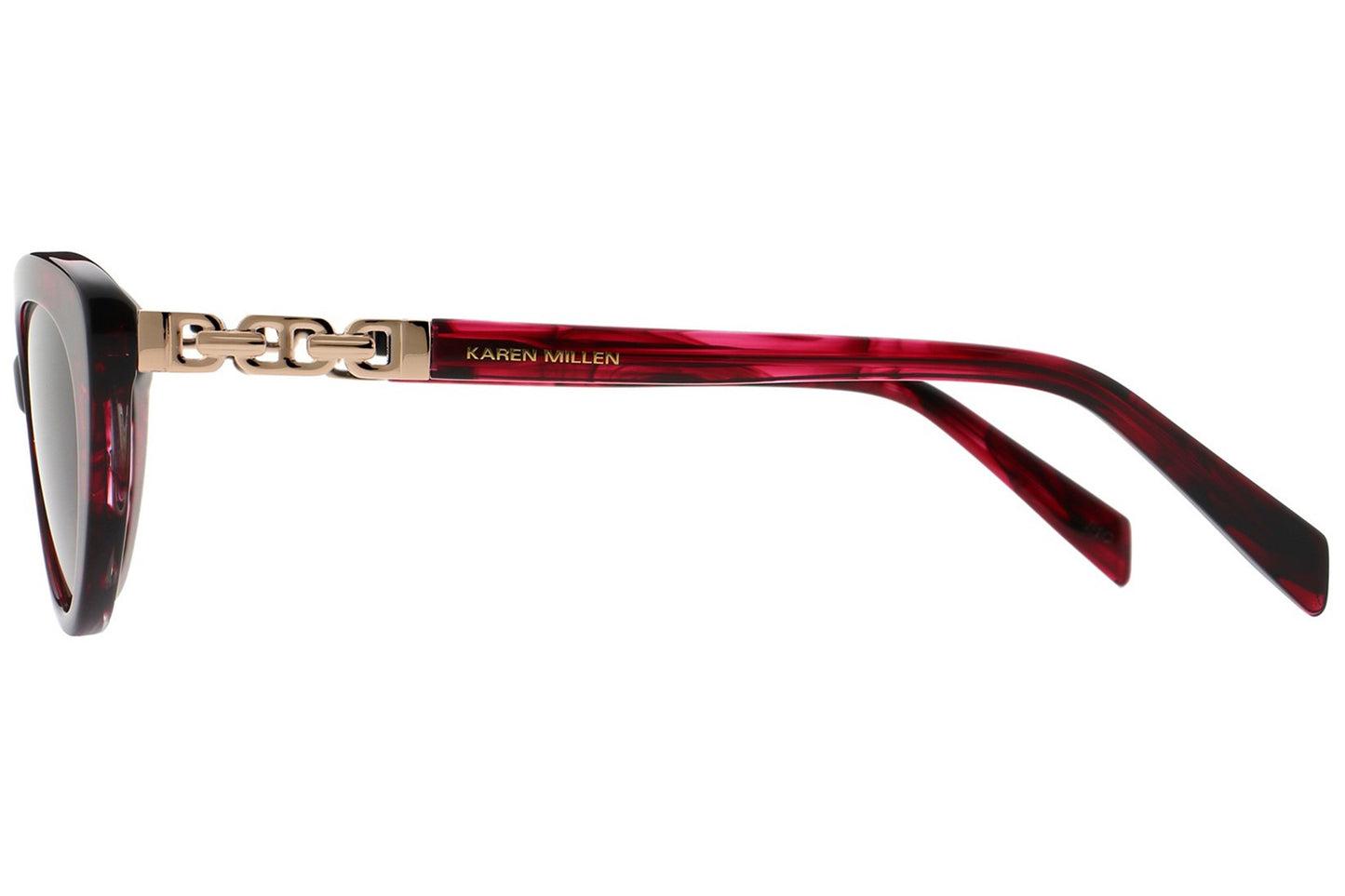 Karen Millen KM506822053 Red Horn Womens Sunglasses