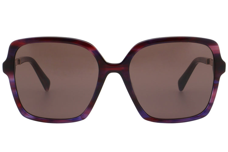 Karen Millen KM507171356 Shiny Purple Womens Sunglasses