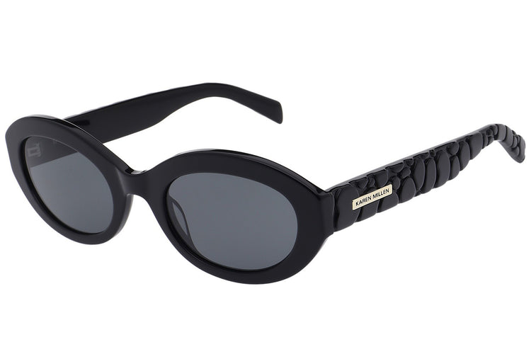 Karen Millen KM507300152 Black Womens Sunglasses