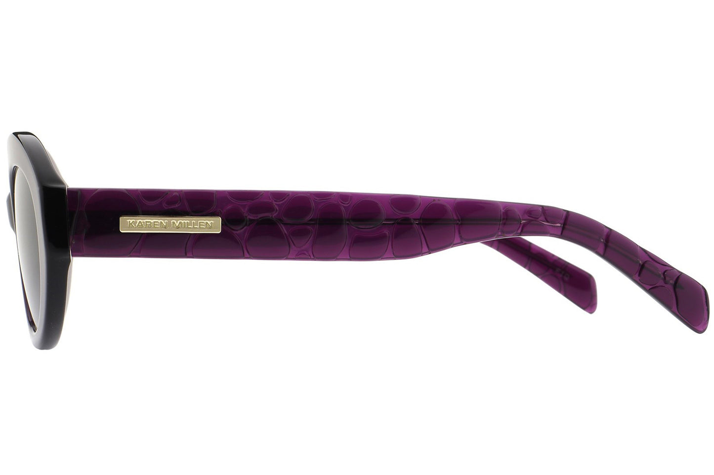 Karen Millen KM507375352 Crystal Purple Womens Sunglasses