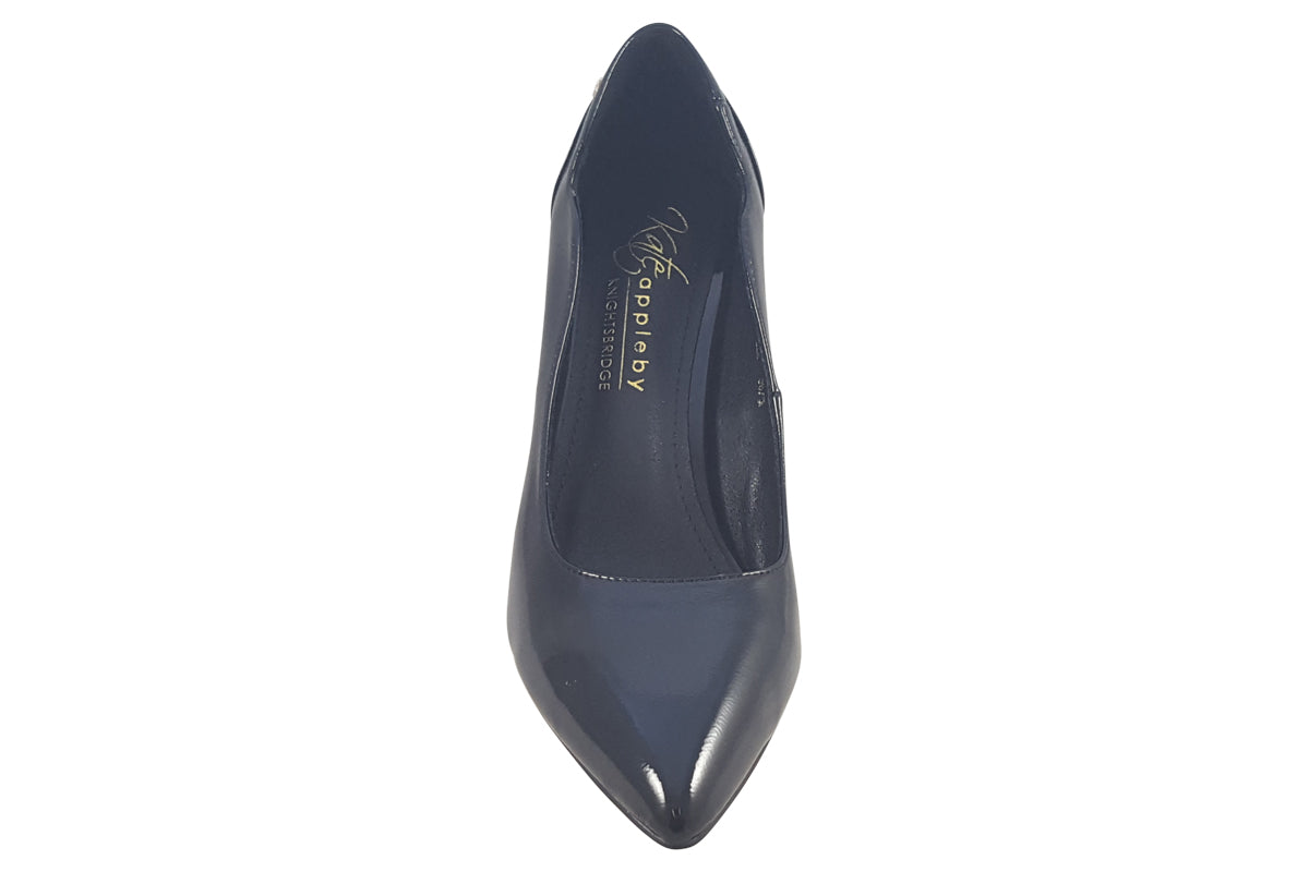 kate appleby aghalee schwarz patent womens shoes top