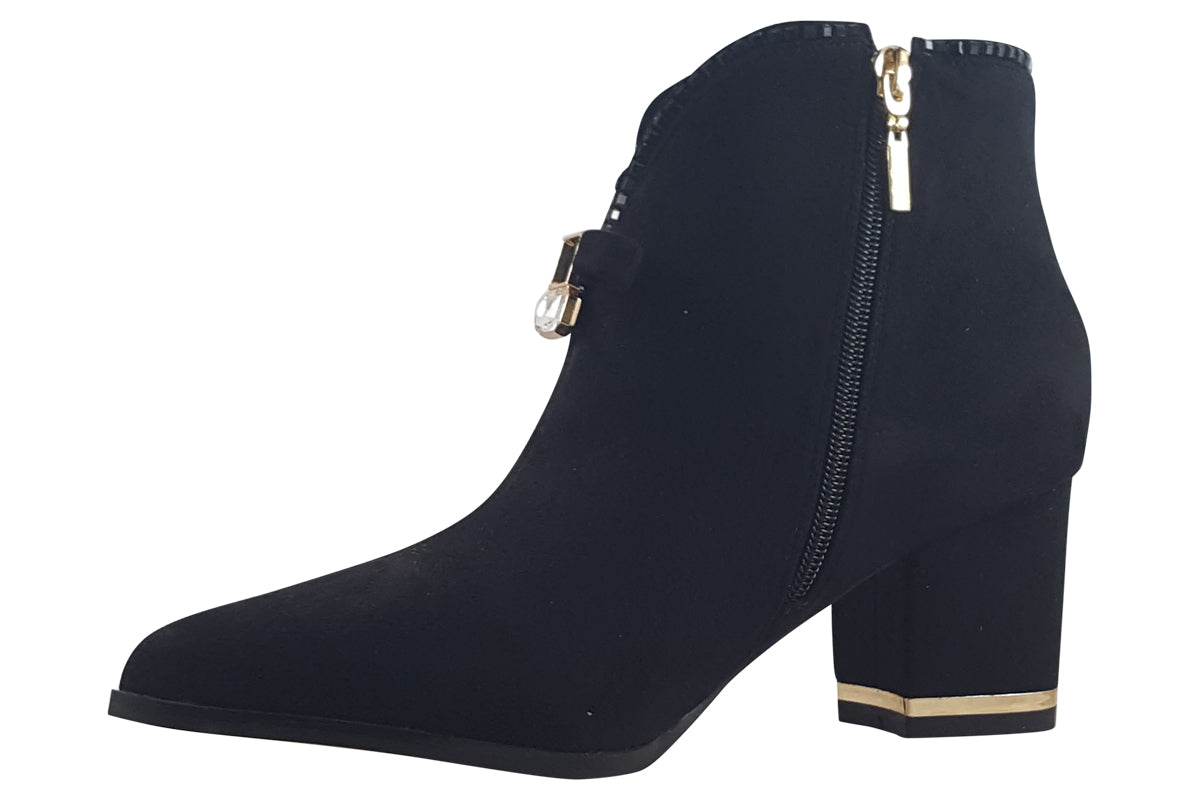 kate appleby allness schwarz suede womens boots left