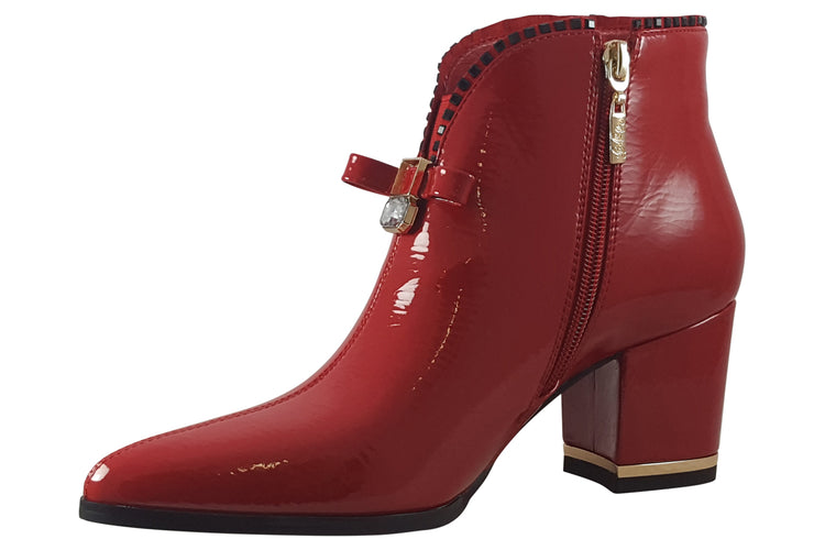 Kate Appleby Alness Poppy Red Pat Womens Boots