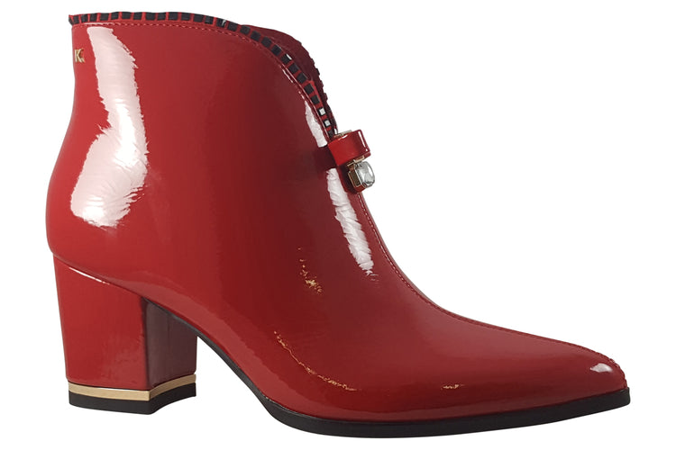 Kate Appleby Alness Poppy Red Pat Womens Boots