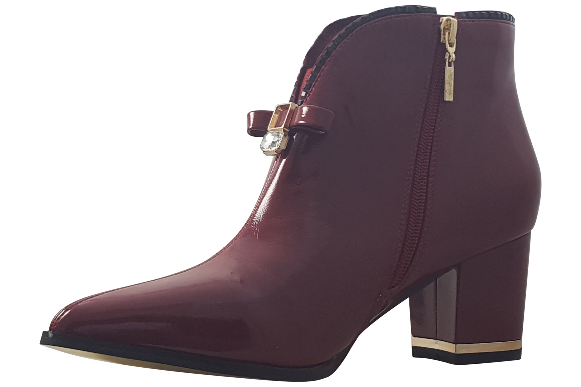 kate-appleby-alness-womens-boots-poppy-red-pat-left