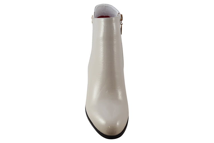 Kate Appleby Dalston Putty Patent Womens Boots