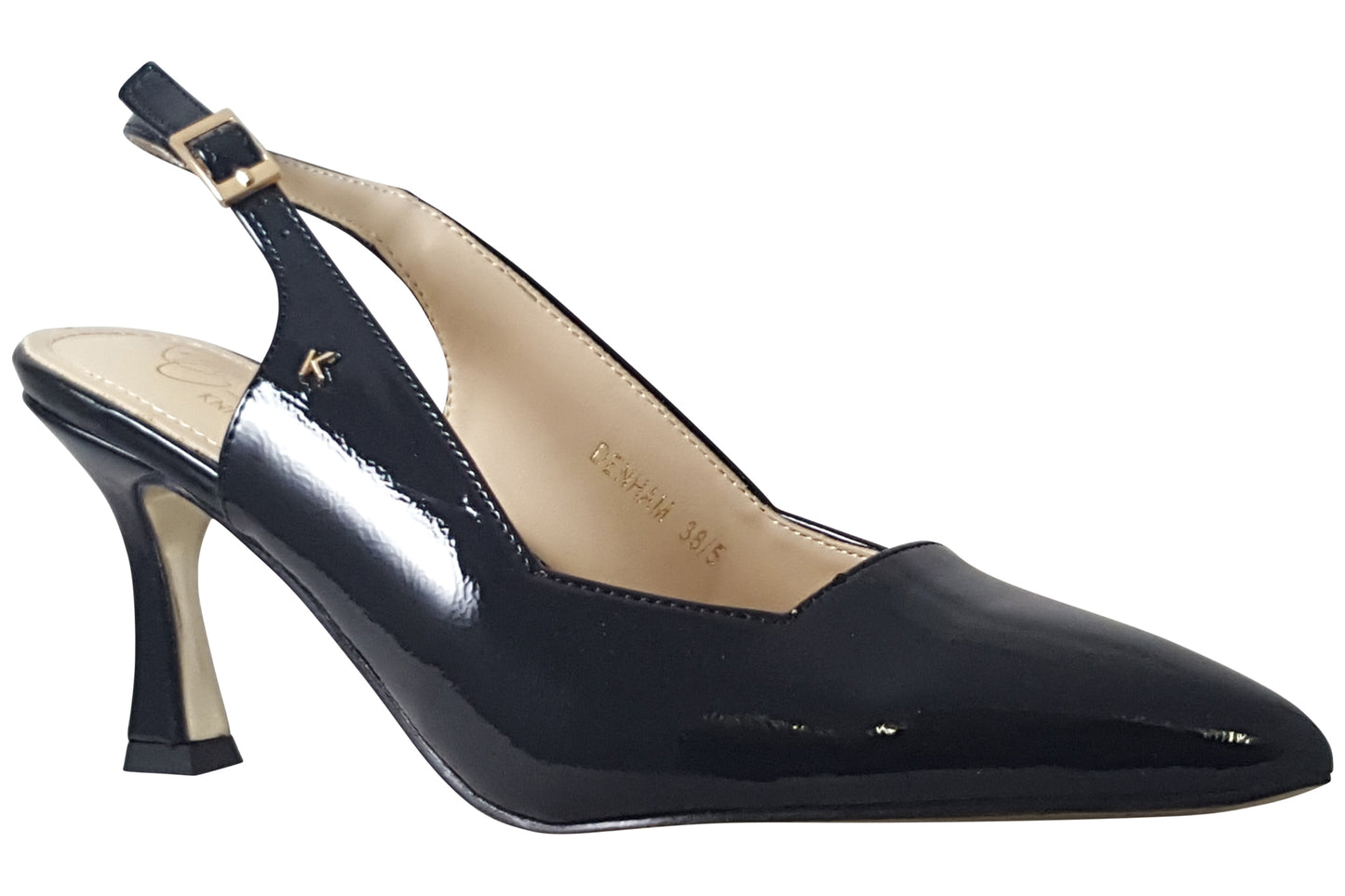 Kate Appleby Denham Black Pat Womens Shoes