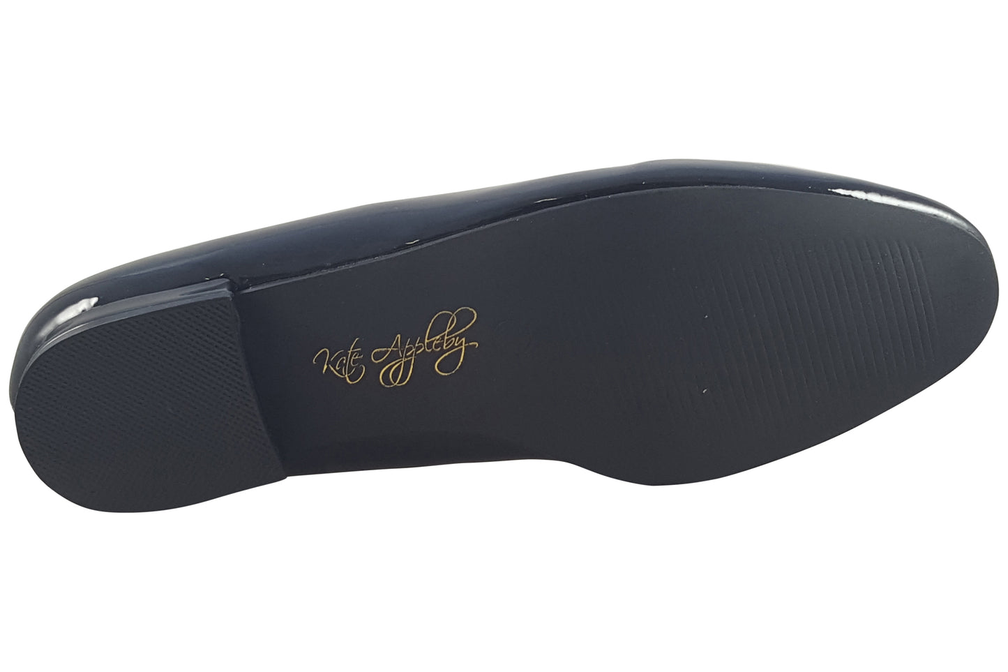 kate appleby flitton black shine womens shoes sole