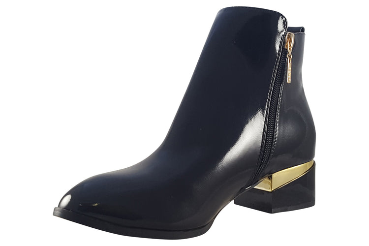 Kate Appleby Forfar Black Patent Womens Boots