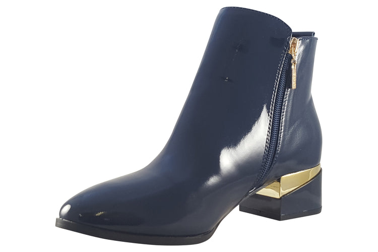 Kate Appleby Forfar Sapphire Patent Womens Boots