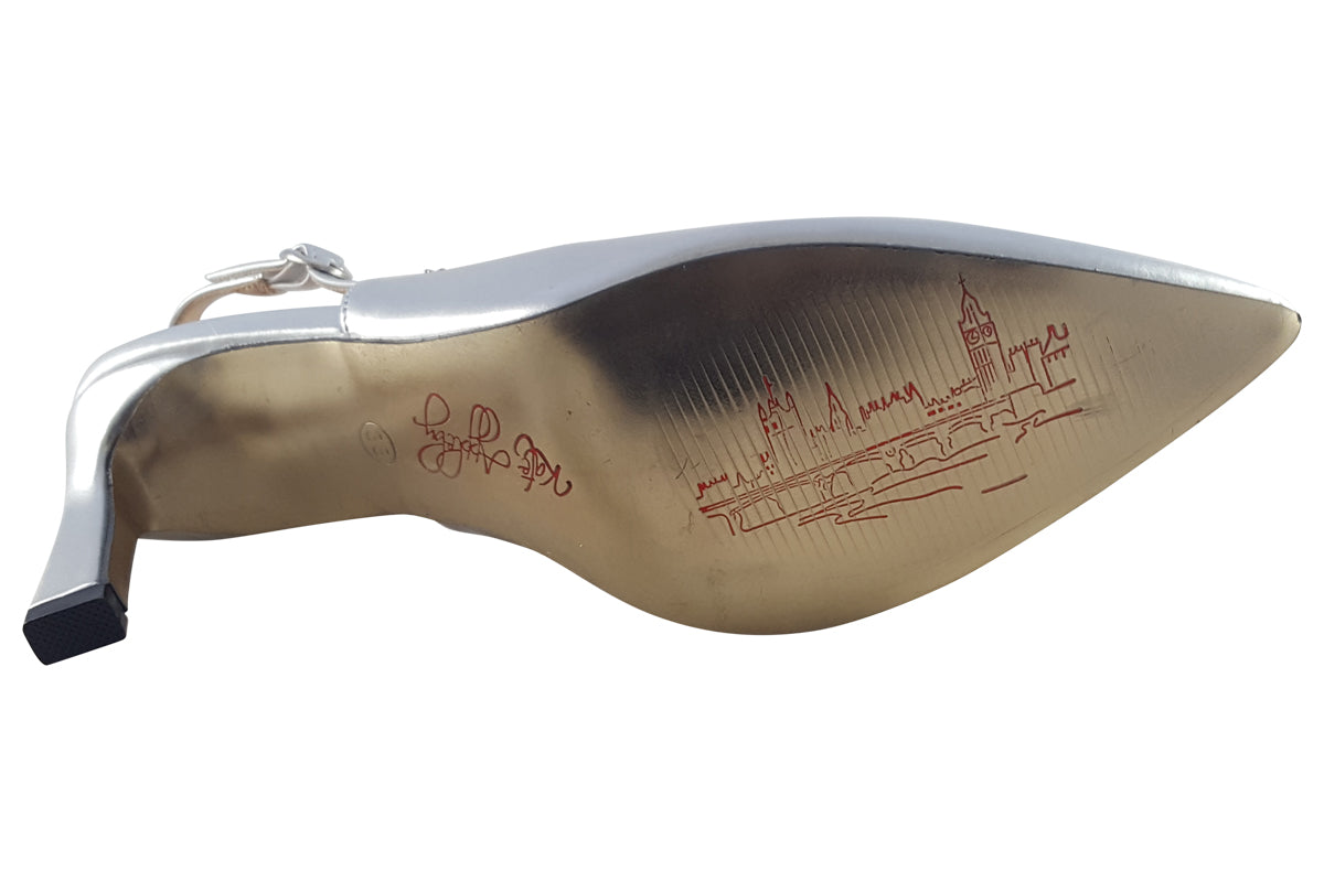 kate appleby meldon chrome womens shoes sole