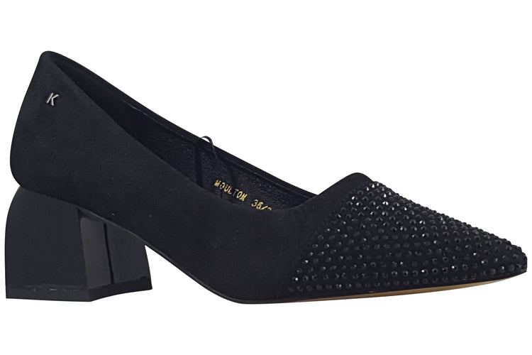 Kate Appleby Moulton Schwarz Suede Womens Shoes