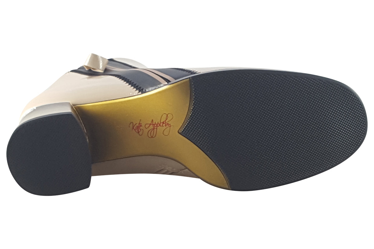 kate appleby oakley almond patent womens boots sole
