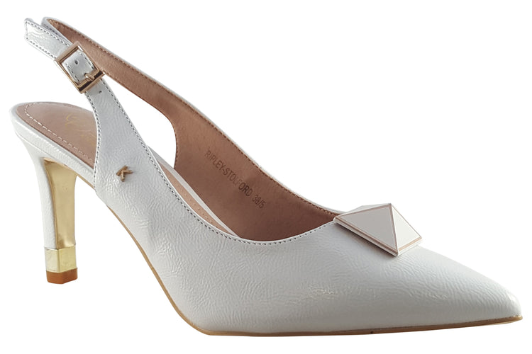 Kate Appleby Ripley Crystal White Womens Shoes