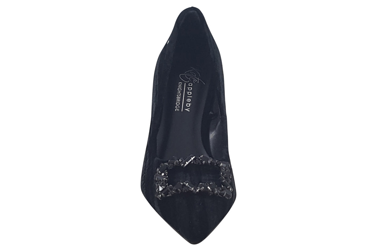 kate appleby tawtan schwarz womens shoes top