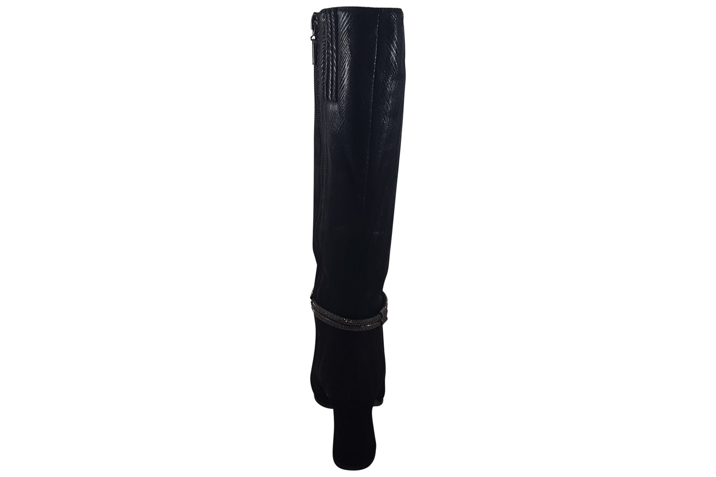 kate appleby yalding schwarz suede womens boots back