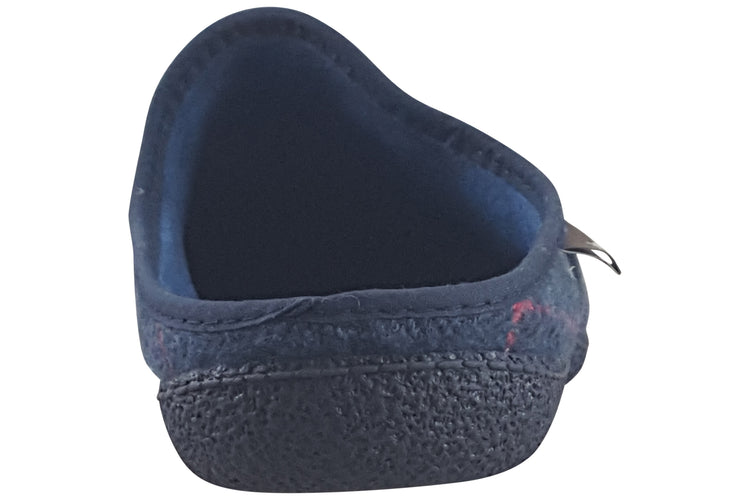 Lazy dogz Farrell Navy Mens Slippers