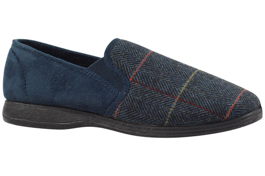 Lazy dogz Harrison II Mens Slippers Navy