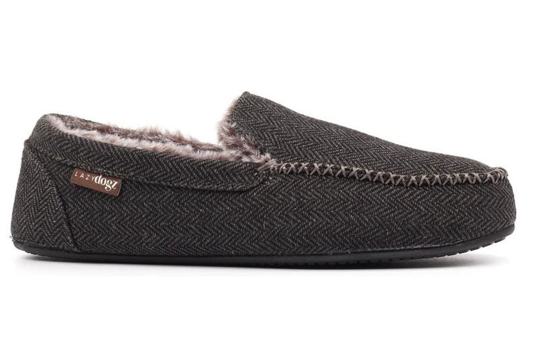 Lazy dogz Hendrix II KMD120 Grey Mens Slippers