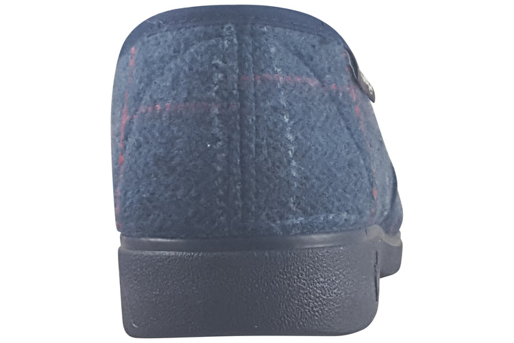 Lazy dogz Hughes Navy Mens Slippers
