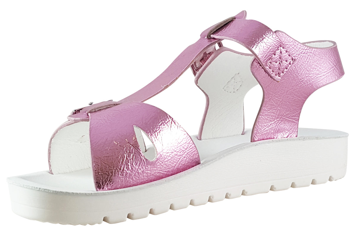 lelli kelly agata sdl pink metallic girls left