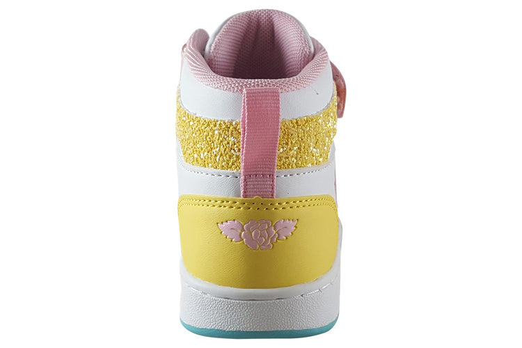 Lelli Kelly Anna Hi-Top LK2016 Yellow Multi Girls Boots