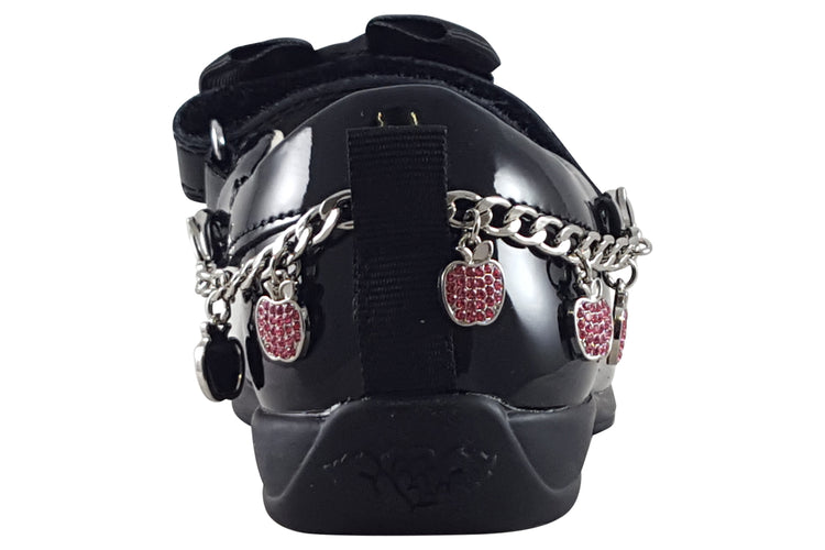 Lelli Kelly Apple Bracelet SD LK8739 Black/Pink Girls School Shoes