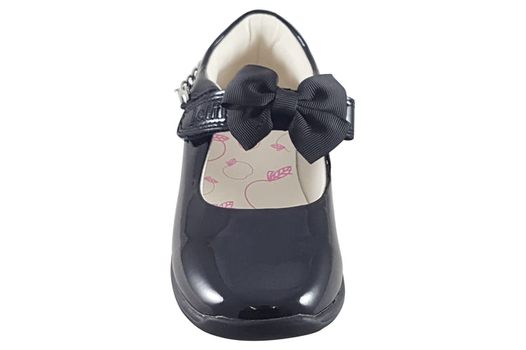 Lelli Kelly Apple Bracelet SD LK8739 Black/Pink Girls School Shoes