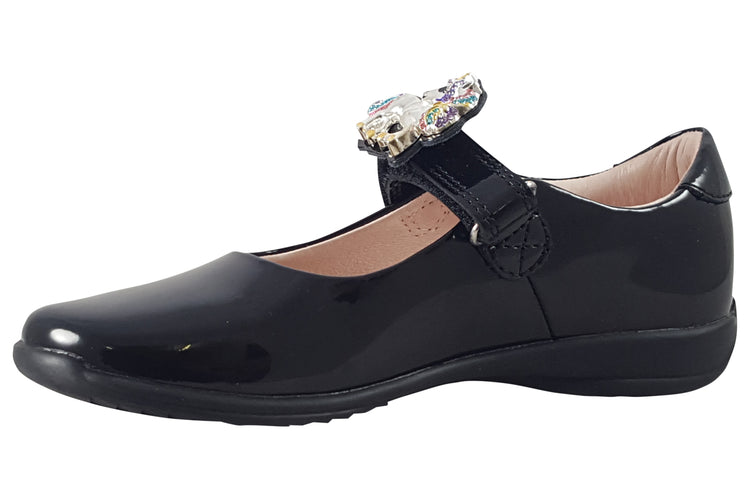 Lelli Kelly Bella2 SD LK8113 Black Patent Girls School Shoes