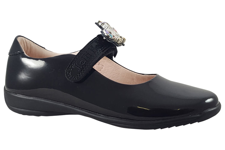 Lelli Kelly Bella2 SD LK8113 Black Patent Girls School Shoes