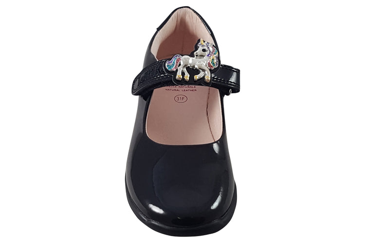 Lelli Kelly Bella2 SD LK8113 Black Patent Girls School Shoes