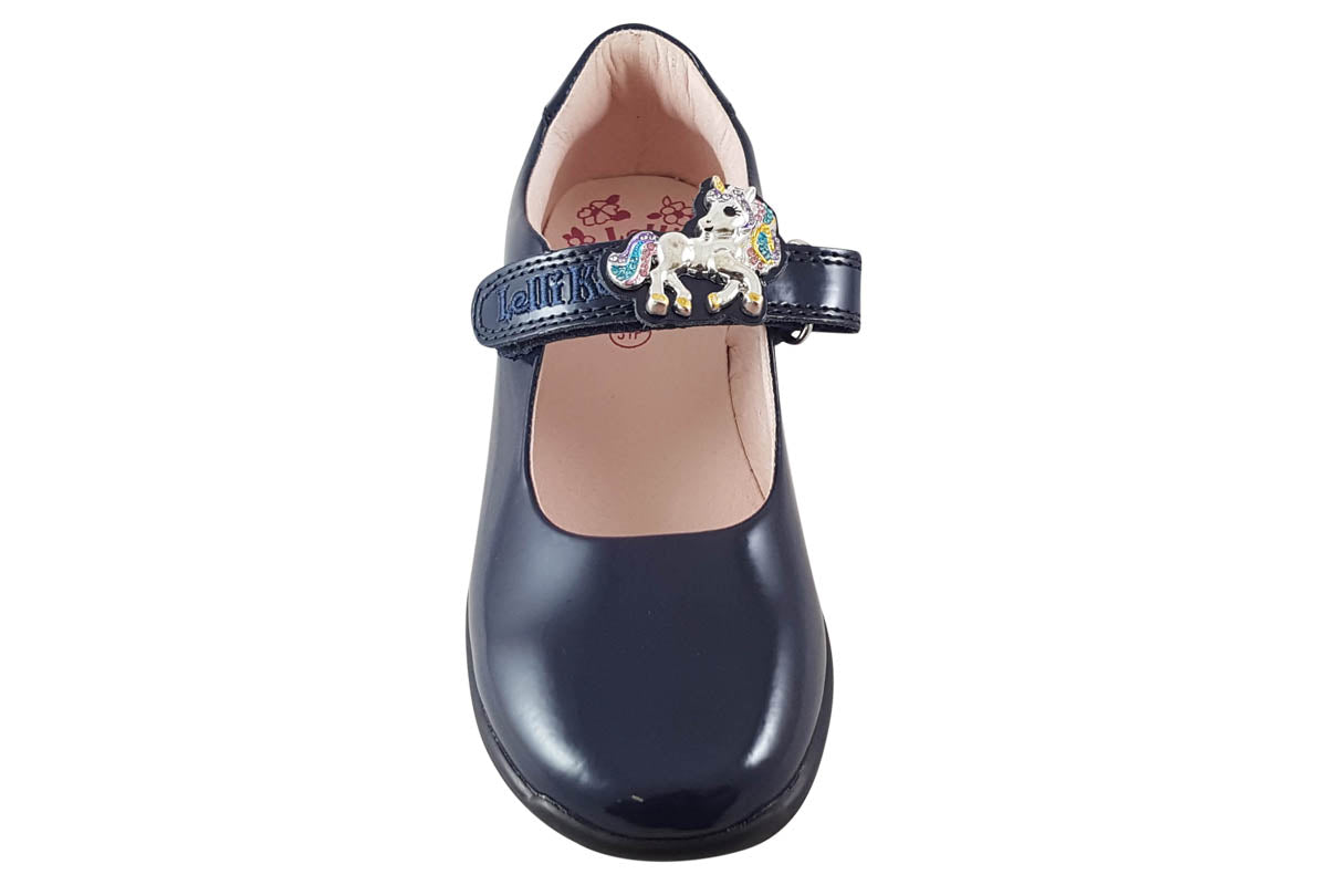 lelli kelly bella2 sd lk8113 navy patent girls back