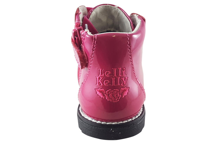 Lelli Kelly Camille BBY LK3310 Fuschsia Patent Girls Boots