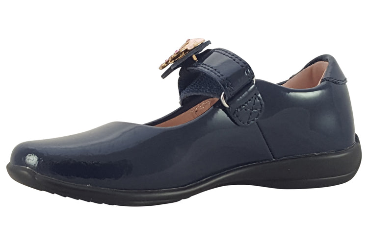 Lelli Kelly Carrie 2 SD LK8622 Navy Patent Girls Shoes