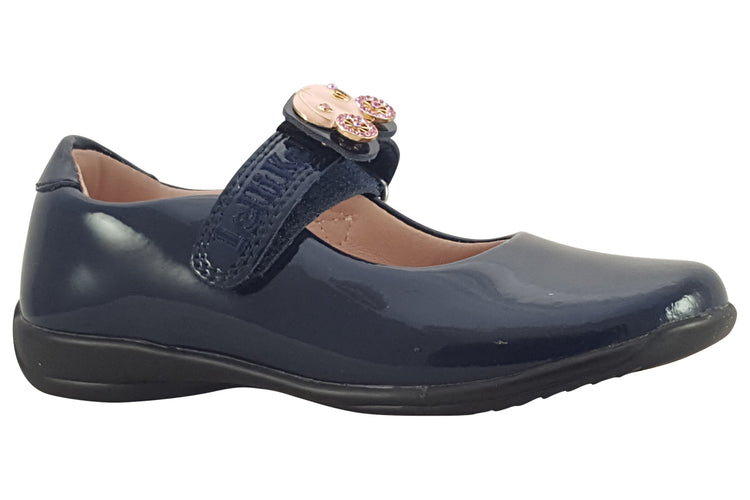 Lelli Kelly Carrie 2 SD LK8622 Navy Patent Girls Shoes