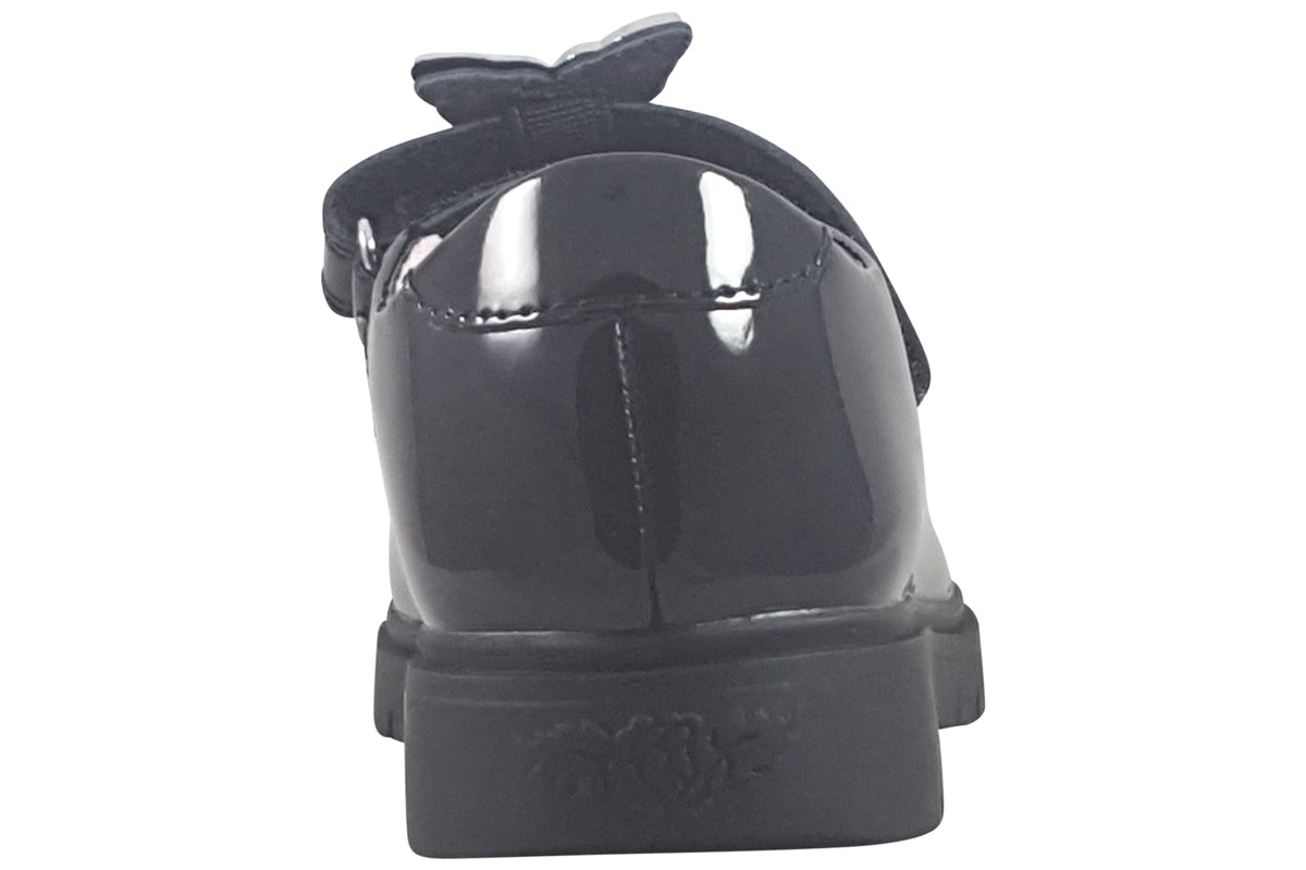 lelli kelly delilah 3 black patent girls back
