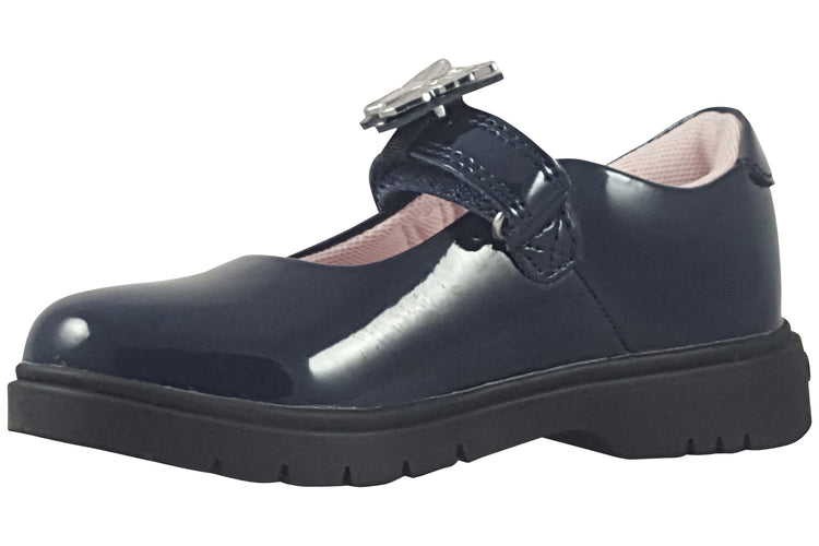 Lelli Kelly Delilah 3 LKSO8936 Navy Patent Girls School Shoes