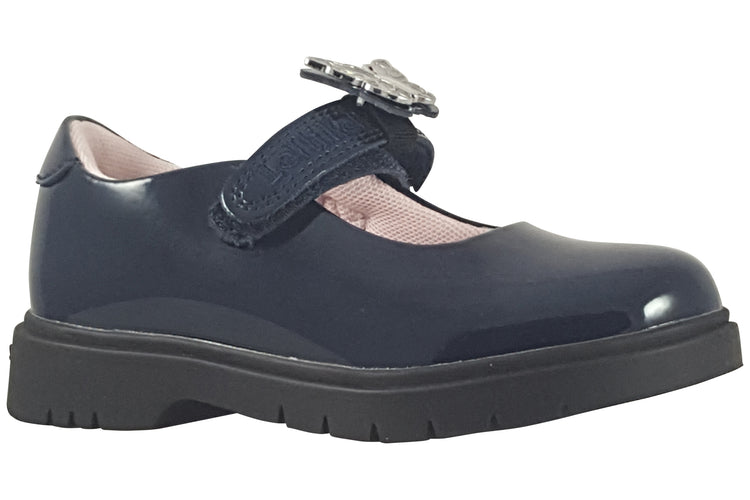 Lelli Kelly Delilah 3 LKSO8936 Navy Patent Girls School Shoes