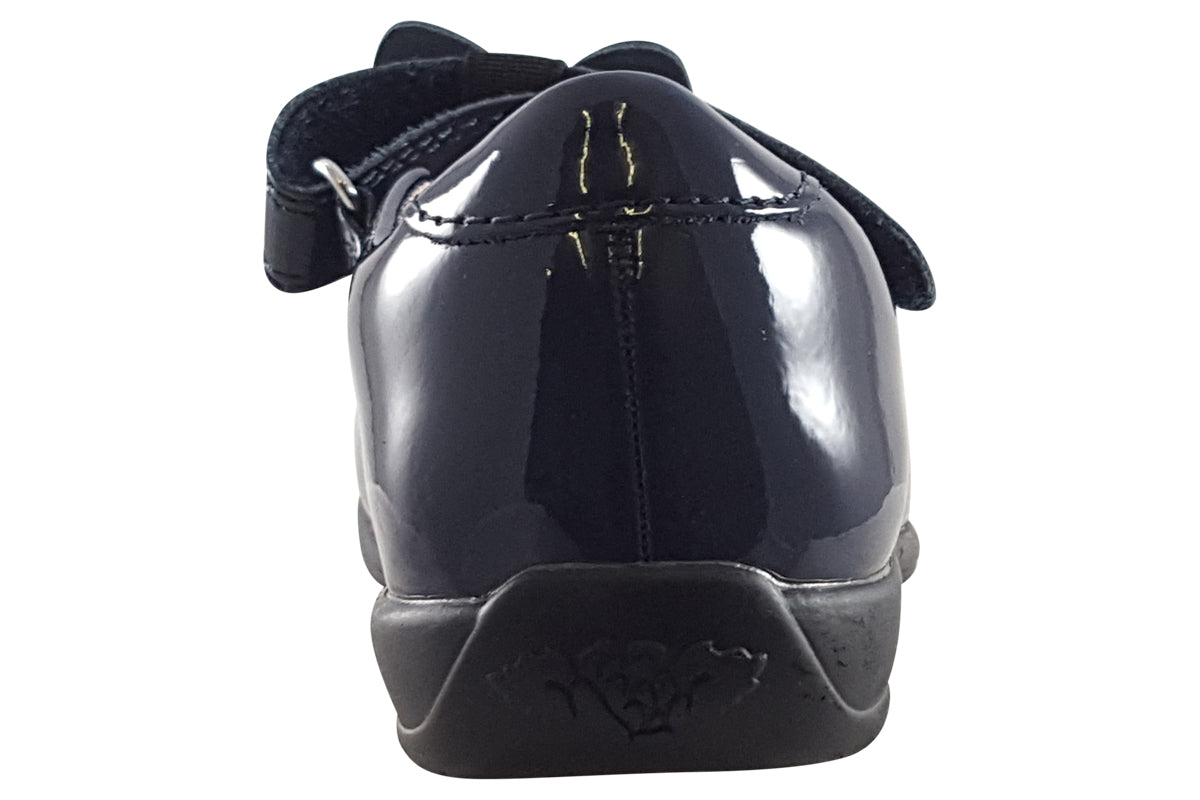 lelli kelly erin 2 sd navy patent girls back
