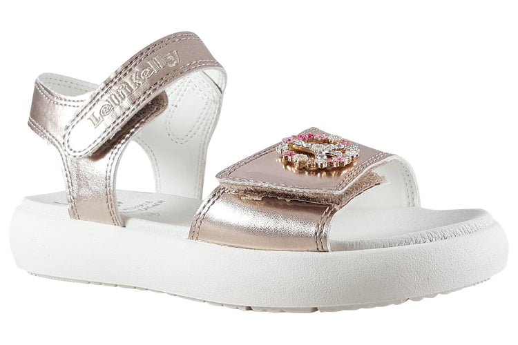 Lelli Kelly Felicia 2 Sdl LK3573 Rose Gold Metallic Girls Sandals