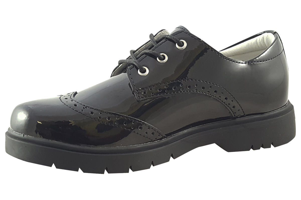 lelli-kelly-florence-brogue-lk8676-black-patent-girls-left