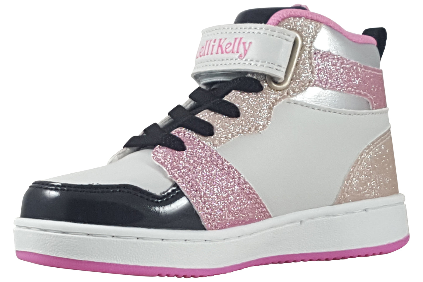 lelli kelly gaia mid lkaa4416 girls trainers white multi left
