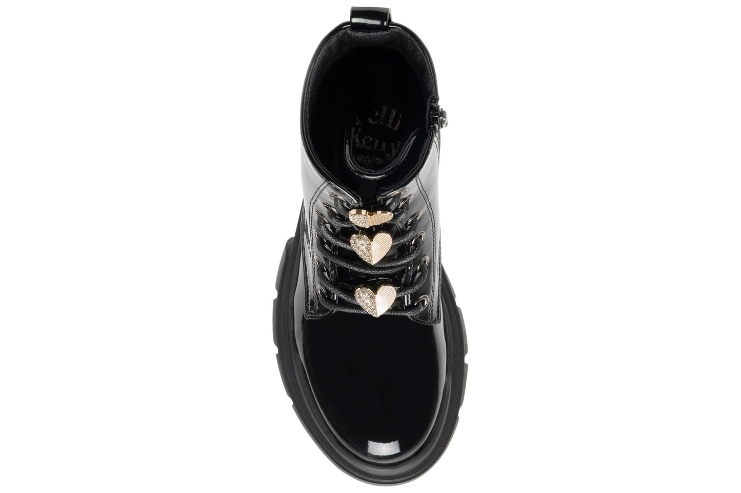 Lelli Kelly Gemma LKHH5314 Girls Boots Black Pat