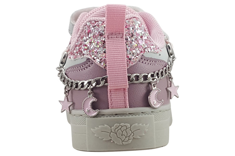 Lelli Kelly Gioiello Daisy LK4010 Grey/Pink Girls Shoes