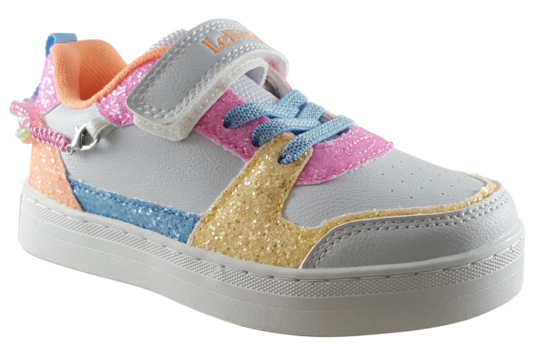 Lelli Kelly Gioiello Daisy LK4010 White/Tango Girls Shoes