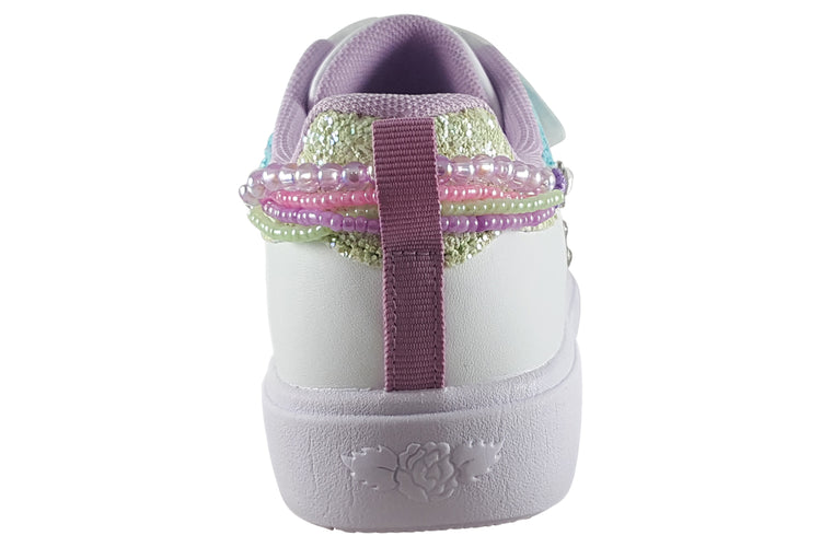 Lelli Kelly Gioiello Sneaker LK3910 White/Turquoise Girls Shoes