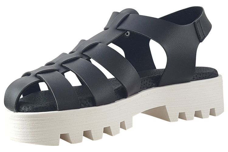 Lelli Kelly Isla Sdl LK3586 Black Girls Sandals