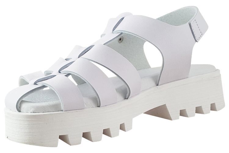 Lelli Kelly Isla Sdl LK3586 White Girls Sandals